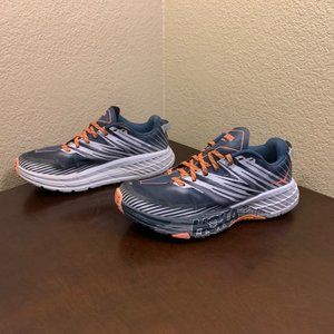 Hoka One One SpeedGoat 4 Sneaker Running Blue Vibram Sole Women’s Size 8 Beaters